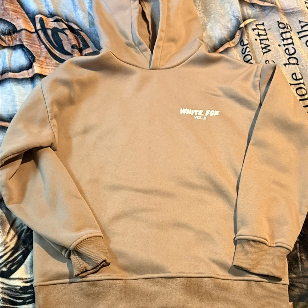 White Fox Boutique Tan Hoodie and Sweatpants Set - Picture 6 of 9